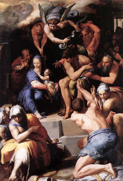TIBALDI, Pellegrino Adoration of the Christ Child